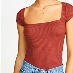 Reformation Bardot Top